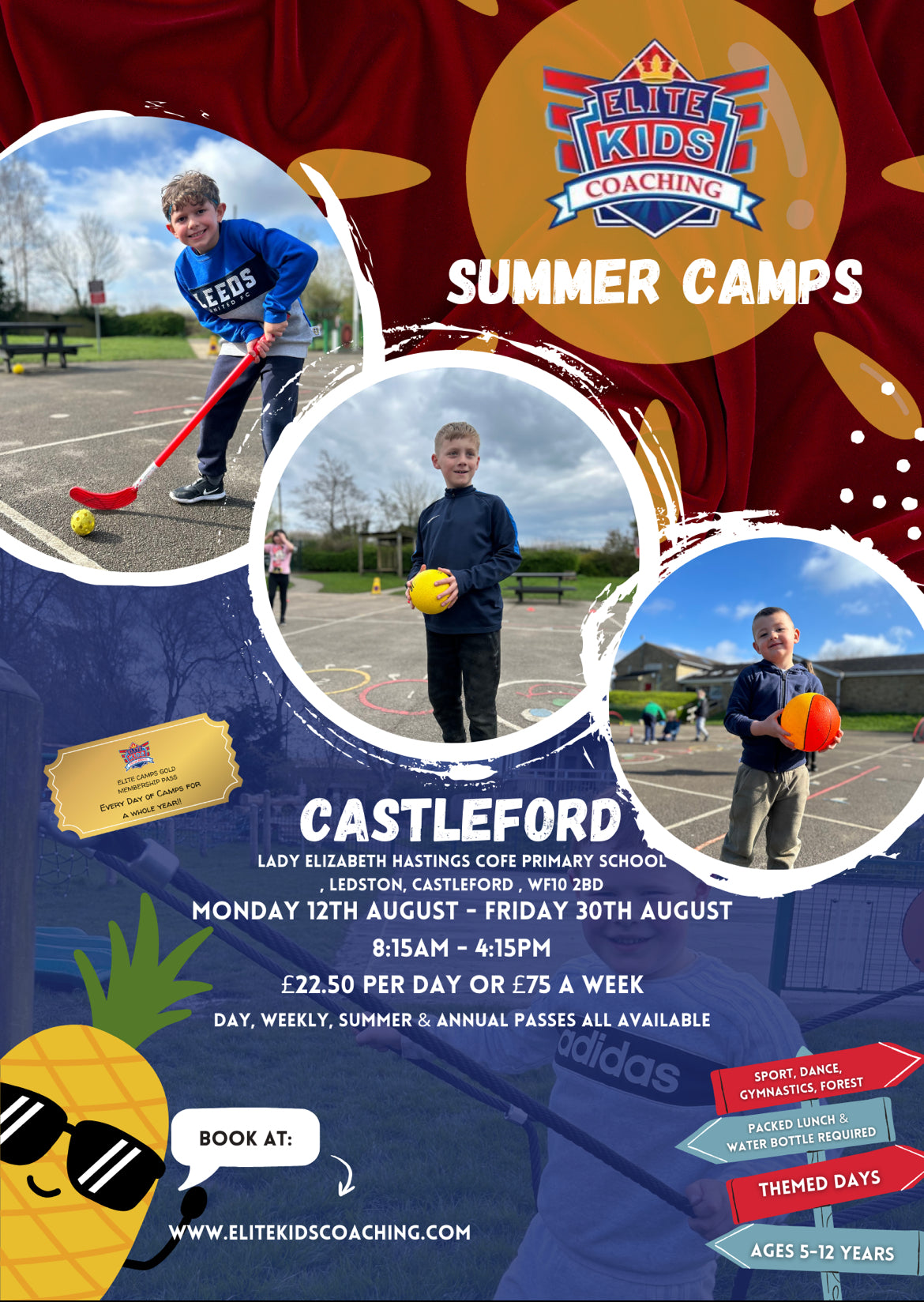 Castleford Summer Camp Tuesday 27th August